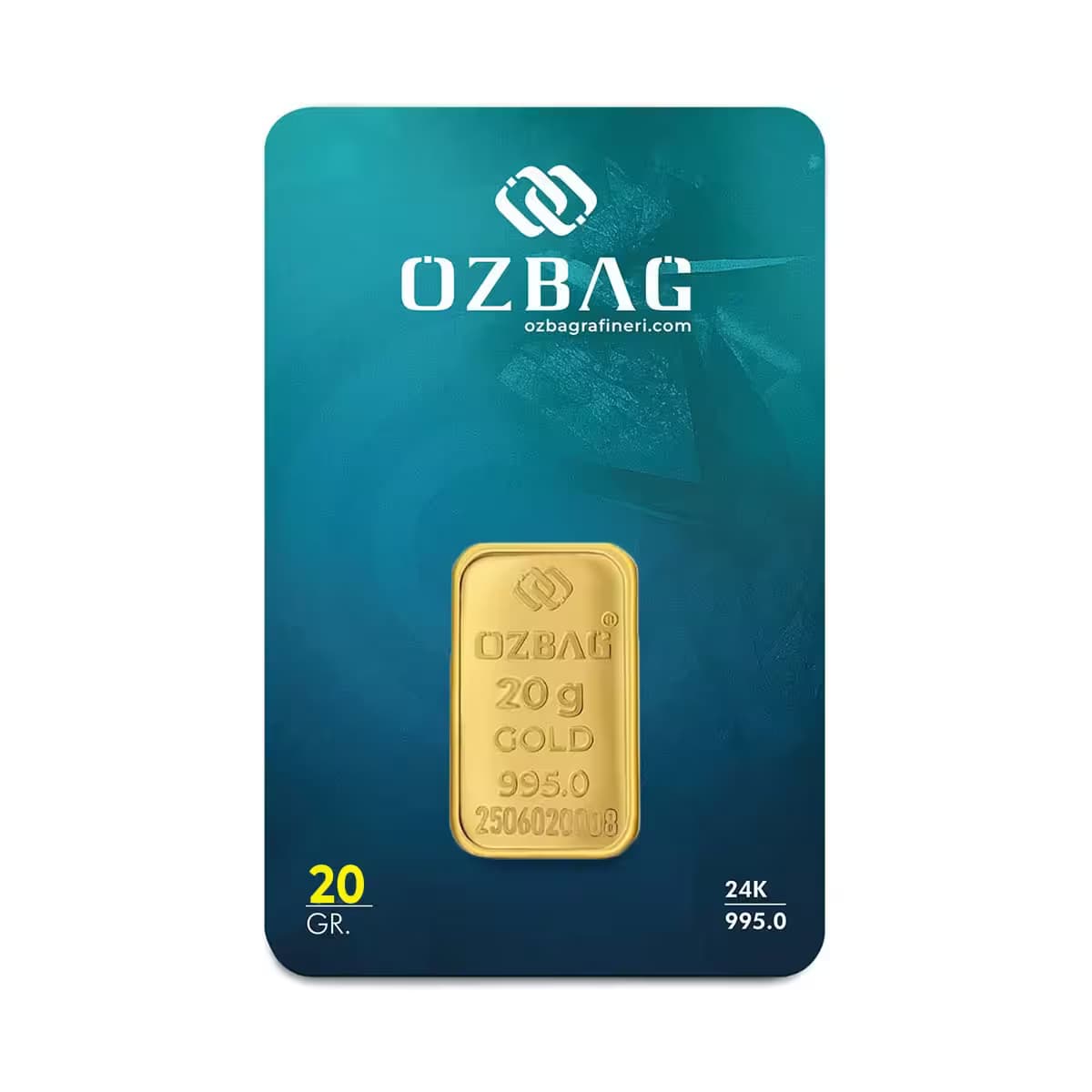 20 Gram 24 Ayar Külçe Altın